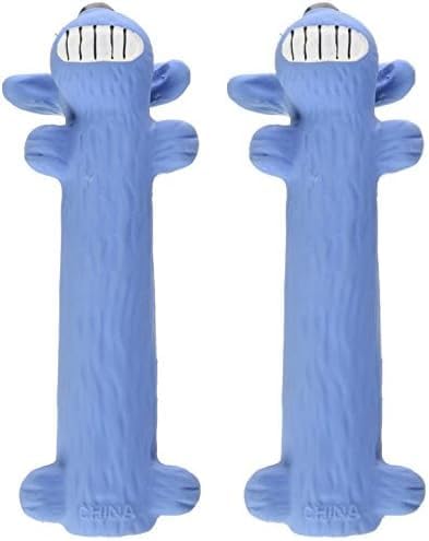 Multipet Original Loofa Dog Latex Ruff 6" Dog Toy, Assorted Colors for Small Breeds. (Pack of 2)