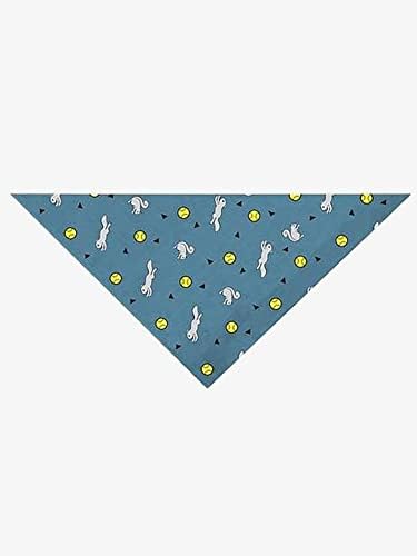 LP-1001-TEAL-OS: Ball & Squirrel Bandana, Teal, One Size