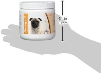 Healthy Breeds Pug Omega HP Fatty Acid Skin and Coat Support Soft Chews 60 Count