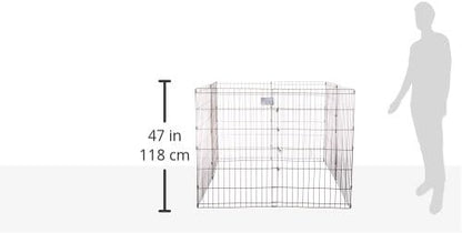 MidWest Homes for Pets Foldable Metal Dog Exercise Pen / Pet Playpen, 24'W x 36'H