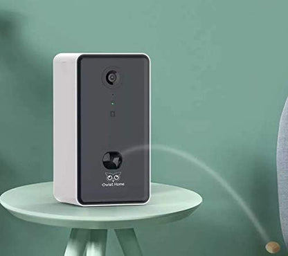 Pet Camera with Treat Dispenser/Tossing for Dogs/Cats, Smart Dog/Cat Camera, Free App, 2.4G & 5G WiFi, 1080P HD Live Video, Auto Night Vision, 2-Way Audio, Motion Alert, No Monthly Fee