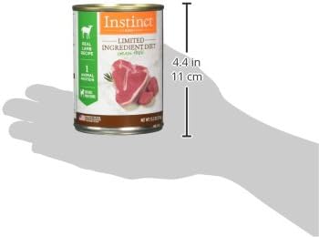 Instinct Limited Ingredient Diet Grain Free Real Lamb Recipe Natural Wet Canned Dog Food, 13.2 oz. Cans (Case of 6)