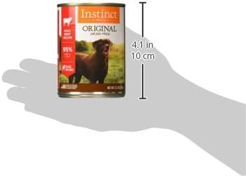 Instinct Original Grain Free Real Beef Recipe Natural Wet Canned Dog Food, 13.2 oz. Cans (Case of 6)