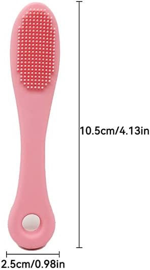 6Pcs Dog Finger Toothbrush Silicone Material Dog Toothbrush Easy Cleaning of Dental Stains Effective in Reducing Bacteria Suitable for Dental Care of Dogs, Cats and Other Small Pets