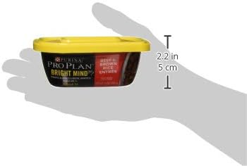 381179 8/10 oz Pro Plan Bright Mind Adult 7+ Beef & Brown Rice Entreé - 10 oz