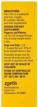 Pet-Tinic Pediatric Drops for Dogs, Cats, Puppies and Kittens, 1 oz. (30 ml) by Unknown