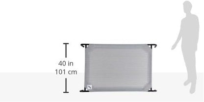 COOLAROO The Original Cooling Elevated Dog Bed, Indoor and Outdoor, Large, Grey