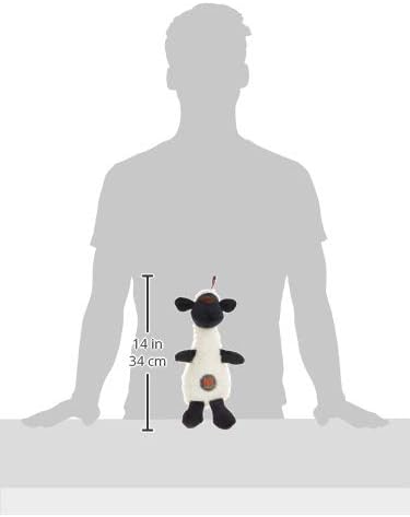 Outward Hound Scruffles Lamb Plush Squeaky Dog Toy, Small