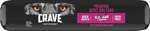 CRAVE Grain Free High Protein Adult Dry Dog Food with Lamb, 22 lb. Bag