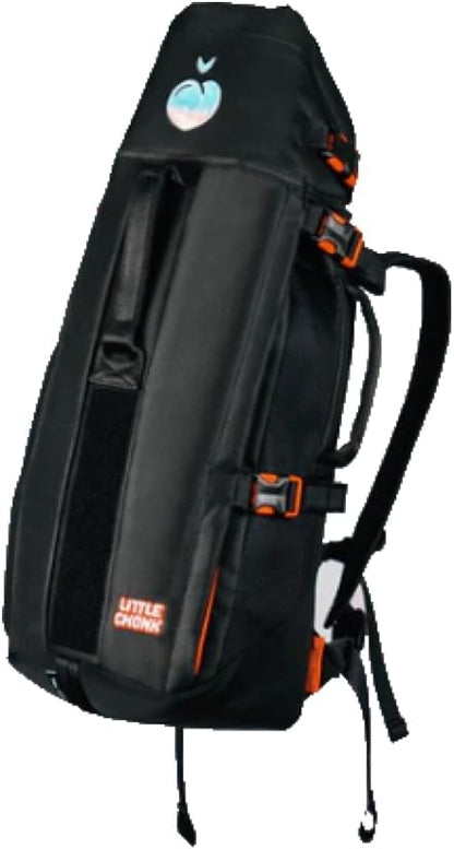The Maxine One Dog Backpack Carrier Adjustable Front Facing Bag for Travel or Hiking | Made for Pets Up to 50 lbs | Medium, Bark After Dark Black