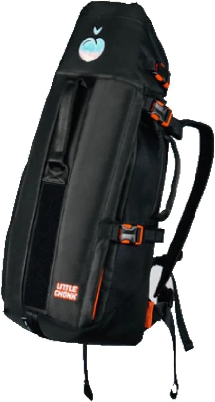 The Maxine One Dog Backpack Carrier Adjustable Front Facing Bag for Travel or Hiking | Made for Pets Up to 50 lbs | Medium, Bark After Dark Black