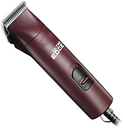 Andis 22685 Professional UltraEdge Super 2-Speed Detachable Blade Clipper – Rotary Motor with Shatter-Proof Housing, Runs Calm & Silent, 14-Inch Cord - For All Coats & Breeds - 120 Volts, Burgundy