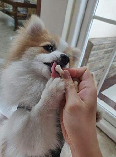 MILKYPRO X2 Pcs 100 Tablets Sterilized Goat Milk Replacer Pellets for Dog Puppy Cat Pet Milk Replacer Supplement Protein Calcium Nourish Bone Teeth Strengthens Immunity Puppies Milk Replacement 140 g.