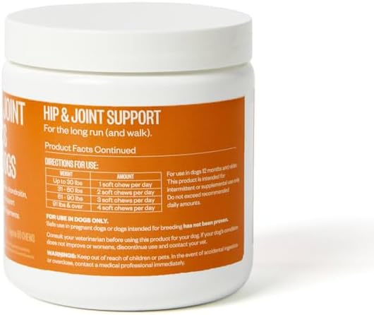 Ollie Zoomies Dog Hip and Joint Supplement - Glucosamine For Dogs - Glucosamine Chondroitin for Dogs - Joint Supplement For Dogs - Dog Joint Supplement - Hip and Joint Supplement Dogs - 60 Count Appx.