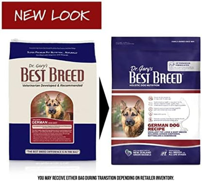 Best Breed Dr. Gary's German Dog Diet Made in USA [Natural Dry Dog Food]- 13lbs, Dark Brown