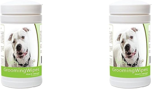Healthy Breeds Pit Bull Grooming Wipes 70 Count (Pack of 2)