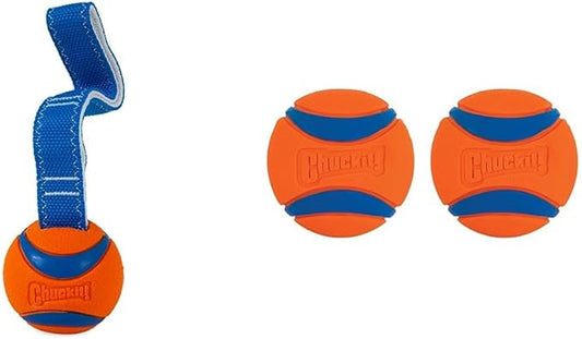 Chuckit! Ultra Tug Dog Toy and Ultra Ball Dog Toy for Dogs 20-60 Pounds