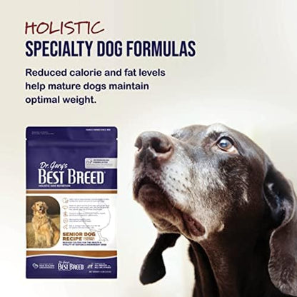 Best Breed Dr. Gary's Senior Dog Diet (Reduced Calorie) Made in USA [Natural Dry Dog Food] - 13lbs., Dark Brown (7-53182-95268-0)