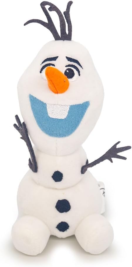 Buckle-Down Disney Dog Toy Frozen Olaf Surprised Sitting Pose Pet Toy Plush