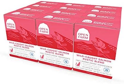 Open Farm, Rustic Stew Wild-Caught Salmon Recipe Wet Dog Food, 12.5 Ounce, 12 Pack