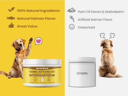 Same for Dogs - S-Adenosyl-L-Methionine, Same Advanced, Liver Support Supplement for Dogs, Brain and Cognitive Support, Sam e for Dogs (120 Grams, 2 Pack)