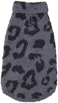 Barefoot Dreams CozyChic BITW Pet Sweater, Dog Clothes, Dog Sweater, Dog Accessories, in The Wild, Graphite/Carbon, LG
