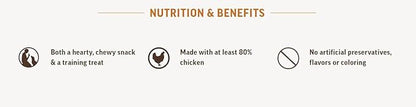 Grandma Mae's Country Naturals Grain Free Chicken Sticks Chewy Dog Treats, 5 Ounces