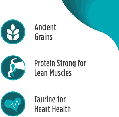 Nulo Frontrunner Small Breed Dry Dog Food, Premium Ancient Grain Small Kibble for Proper Chewing with Taurine for Heart Health and Probiotics for Digestive Support