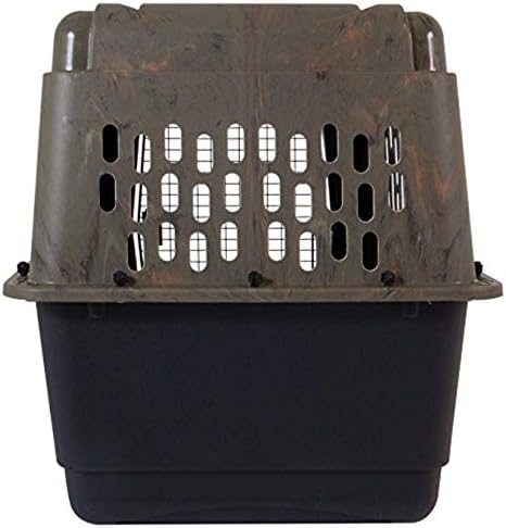 Petmate Ruffmaxx Camouflage Dog Kennel Pet Carrier & Crate,Eco Friendly 32' (30-50 Lb),Outdoor/Indoor for Large,Medium,and Small Dogs-Made from Recycled Material w/360-Degree Ventilation, Made in USA