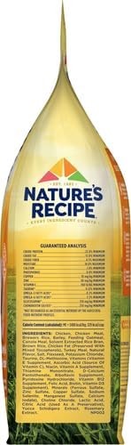 Nature′s Recipe Chicken, Barley & Brown Rice Recipe Dry Dog Food, 4 lb. Bag
