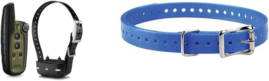 Garmin Sport PRO Dog Training Bundle with Blue Collar Accessory