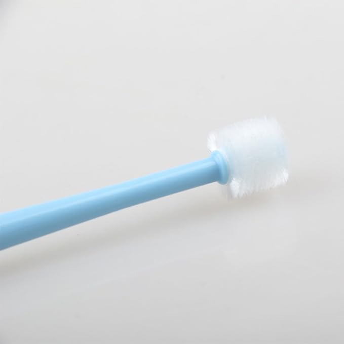 360-Degree Pet Toothbrush Dental Care Kit for Puppies Small Dogs and Cats,Colors Varies
