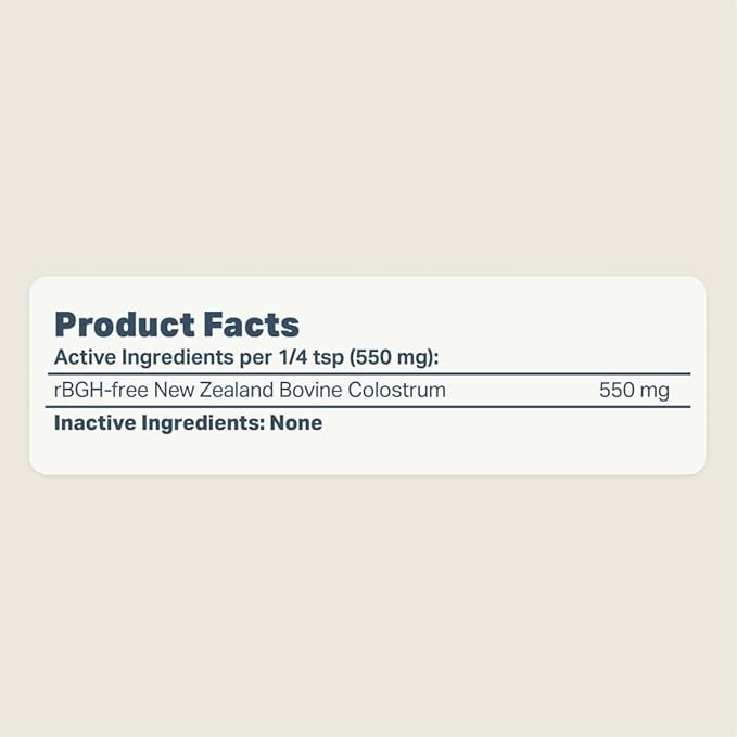 Bovine Colostrum from New Zealand Grass-Fed Cows - Dog Itch Relief and Immune Support (60-Day Supply)