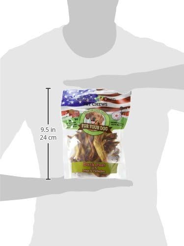 12 Piece Nature'S Own Pet Chews Duck Feet Bag Treat