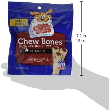 Canine Carry Outs Chew Bones Beef Flavor Dog Snacks, 2.8 oz