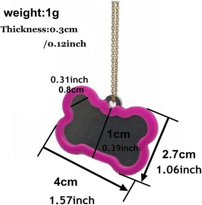 6 Pack Silicone Dog tag Silencer Quiet Noisy pet tag Sleeve Personalize pet ID Tags Protector Lightweight pet tag Silencer with 6 Colors