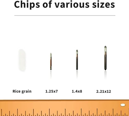 5 Packs 1.4x8mm, VENREA Universal Pet Microchip 134.2khz Registration Animal Implant Chip FDX-B Pet ID Microchip for The Management and Tracking of Dog Cat Cow Pig Rabbit Pigeon Fish
