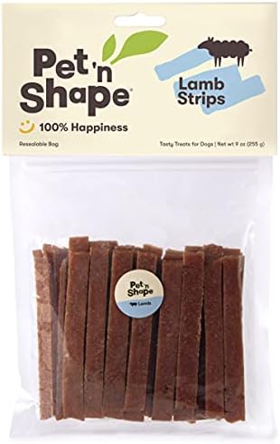 Pet 'n Shape Lamb Jerky Dog Treats - 9 Ounce