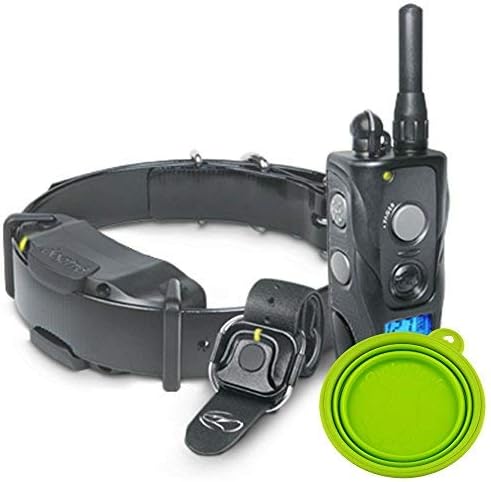 Dogtra 1900S HANDSFREE Plus E-Collar Training for Dogs - 3/4 Mile Remote Trainer with LCD Screen - Remote Controller - Fully Waterproof Collar - includes eOutletDeals Pet Travel Bowl