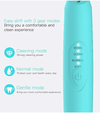 Plaque Remover for Teeth, Pet Electric Toothbrush Cleaner Teeth Cleaning Kit for Tartar and Stains Suitable for Dogs and Cats