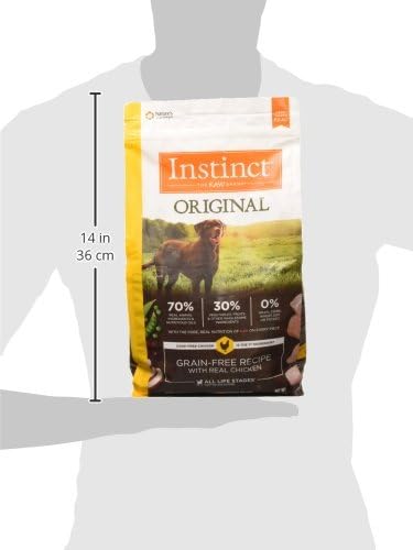 Instinct Original Grain Free Recipe with Real Chicken Natural Dry Dog Food, 4 lb. Bag