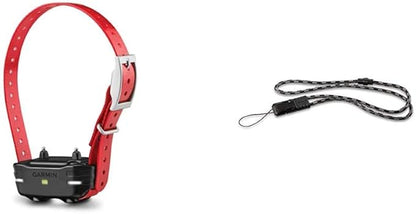 Garmin PT10 Dog Device Red Collar + Garmin Quick Release Lanyard