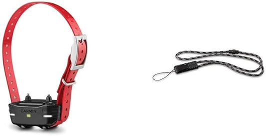 Garmin PT10 Dog Device Red Collar + Garmin Quick Release Lanyard