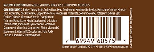 Instinct Limited Ingredient Diet Grain Free Real Turkey Recipe Natural Wet Canned Cat Food by Nature's Variety, 3 oz. Cans (Case of 24)
