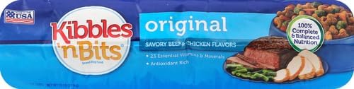 Kibbles 'N Bits Original Savory Beef & Chicken Flavors Dry Dog Food, 16 Pound Bag