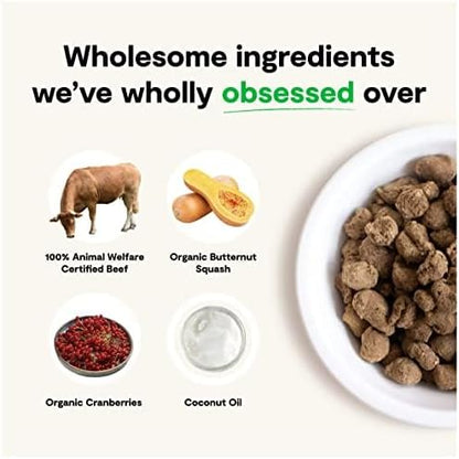 Open Farm Freeze Dried Raw Dog Food, Humanely Raised Meat Recipe with Non-GMO Superfoods and No Artificial Flavors or Preservatives (31.5 Ounce (Pack of 1), Grass Fed Beef Recipe)