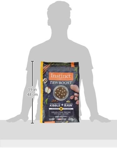 Instinct Raw Boost Grain Free Recipe with Real Chicken Natural Dry Dog Food, 10 lb. Bag