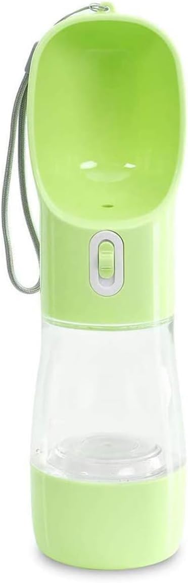 Dog Water Bottle for Walking, Multifunctional and Portable Dog Travel Water Dispenser with Food Container,Detachable Design Combo Cup for Drinking and Eating,Suitable for Cats and Puppy