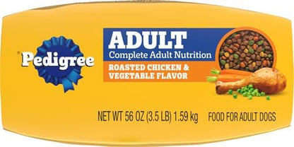 PEDIGREE Complete Nutrition Adult Dry Dog Food Roasted Chicken, Rice & Vegetable Flavor Dog Kibble, 3.5 lb. Bag