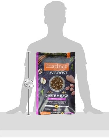 Instinct Raw Boost Small Breed Grain Free Recipe with Real Chicken Natural Dry Dog Food, Bag, 10 Pound (Pack of 1)